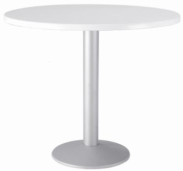 Frovi Wedge Silver \b{Fusion} Round Dining Table