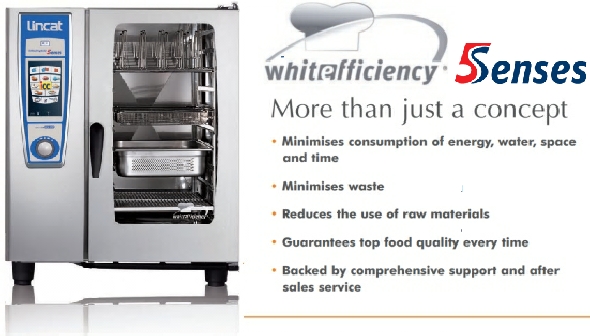 Whitefficieny 5 Senses Combination Oven from Lincat & Rational