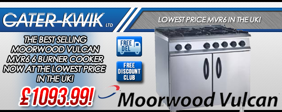 The Lowest price MVR6 6 Burner cooker in the UK!