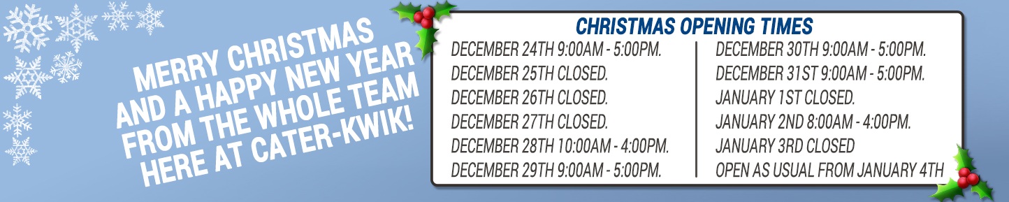 Christmas opening times banner for blog