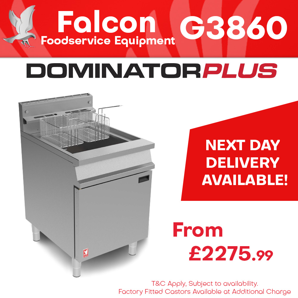 Falcon Dominator Plus G3860 Single Pan Gas Fryer - 24L 