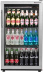 Autonumis RUC00001 EcoChill Black Single Door Hinged Bottle Cooler