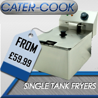 Cater-Cook CK8302 Single Tank 4 Litre Counter Top Fryer