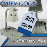 Cater-Cook CK8090 Single Heat Lamp Food Tray