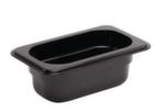 1/9 Black Polycarbonate Gastronorm Containers