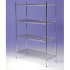 Bright Chrome Wire Shelving