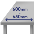 Flat Packed - Depth 600 - 650mm