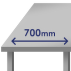 Flat Packed - Depth 700mm