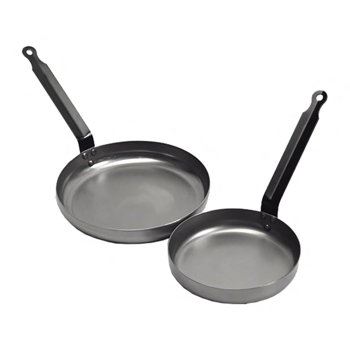 Alphin Pans Black Iron / Carbon Steel Omelette Pan - 510107