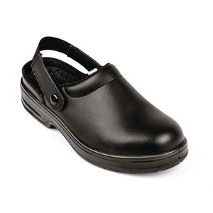 Black slip on clogs cheap