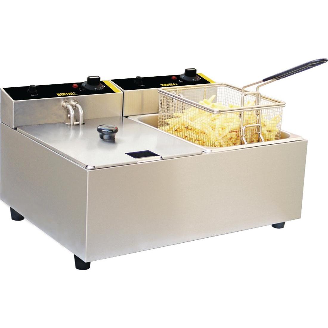 Buffalo L485 Twin Tank Electric Fryer 10 Ltr
