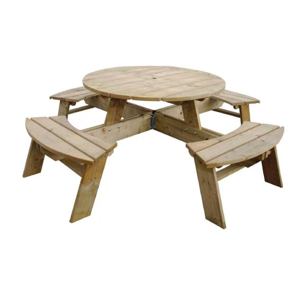 Rowlinson round shop picnic table