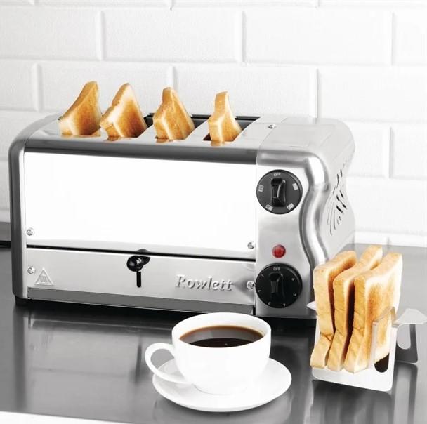 4Slot Toaster Rowlett Esprit Chrome Caterkwik