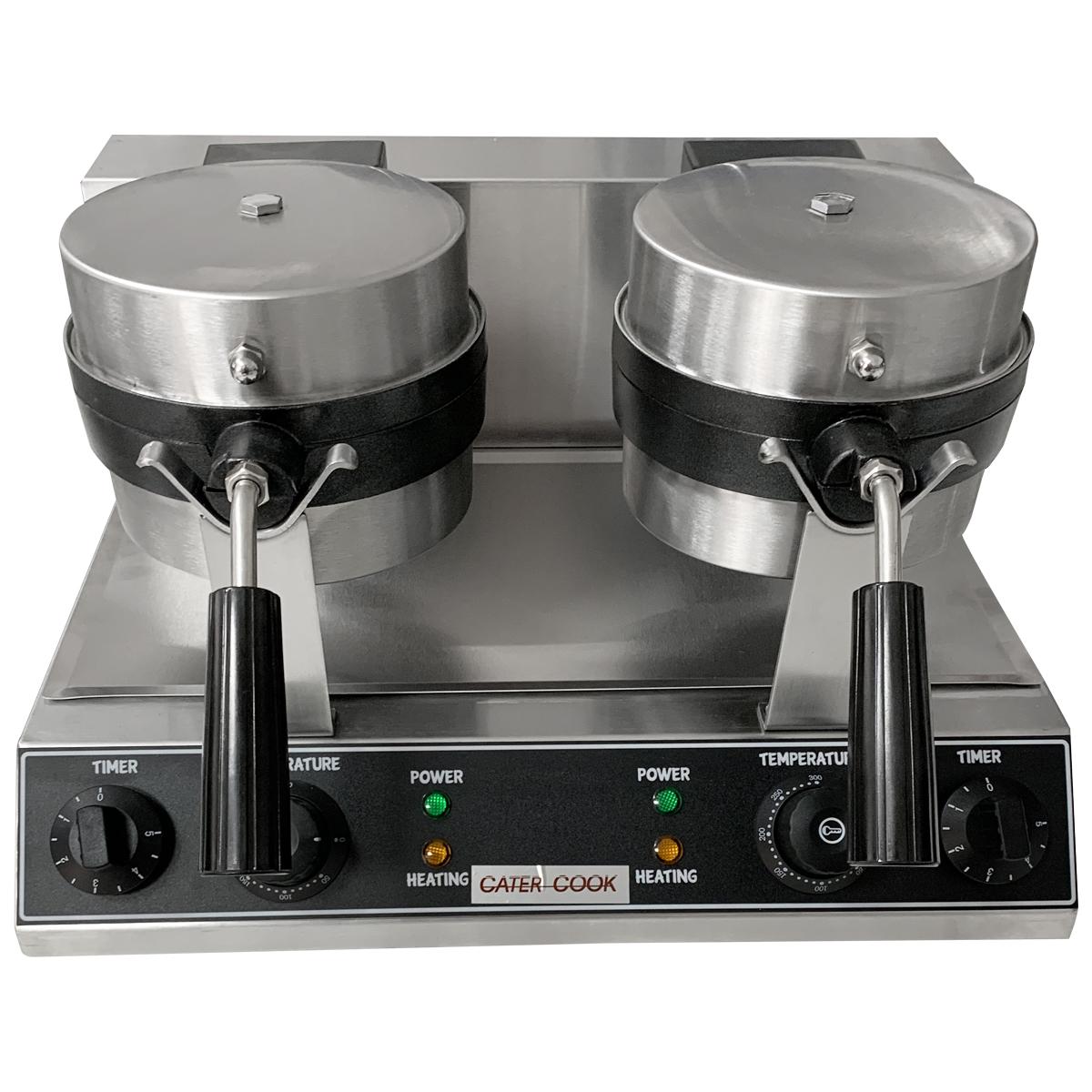 CaterCook Double Rotating Waffle Maker CK0307
