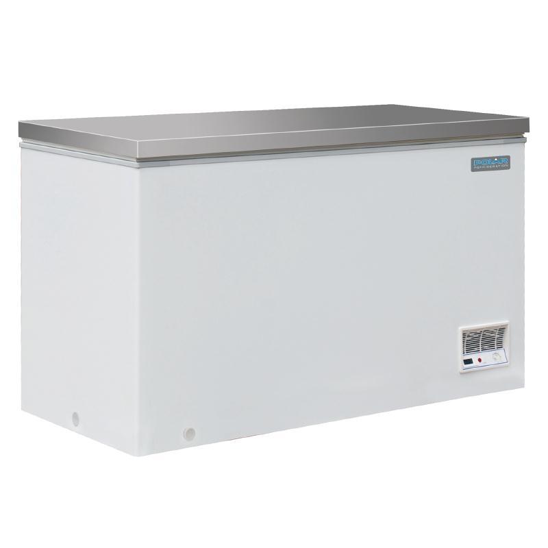 Polar 385 Litre Stainless Steel Lid Chest Freezer
