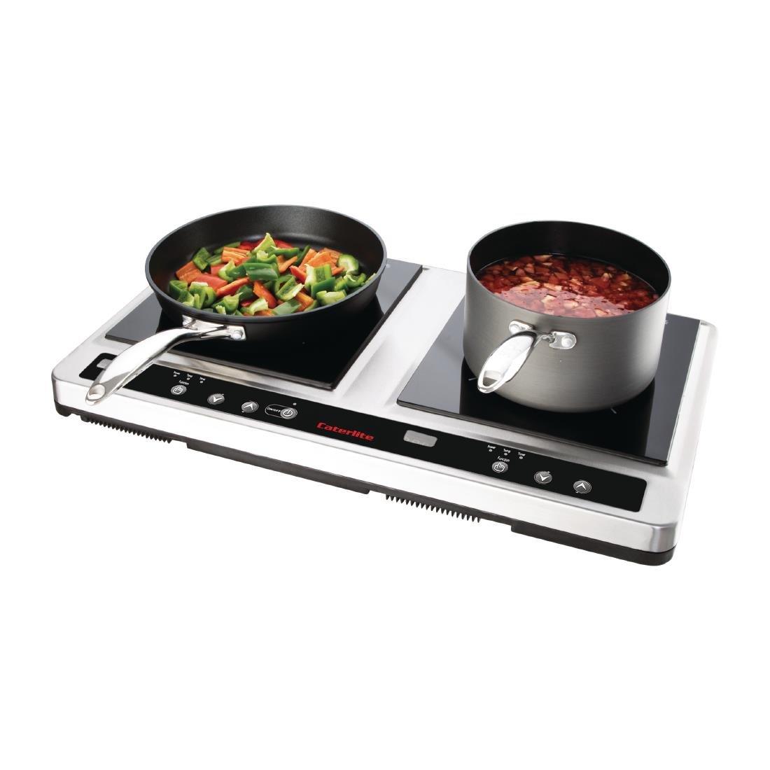 Caterlite CN203 3kW Double Induction Hob