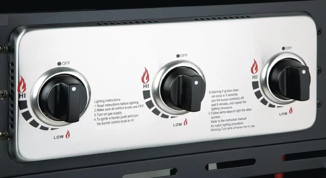 buffalo 6 burner combi bbq grill and griddle