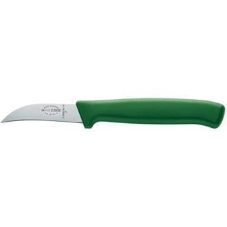 Dick Coltelli Pro-Dynamic HACCP – Coltello Spelucchino Curvo, Lama 5 Cm, Manico Verde Antiscivolo, Acciaio X55