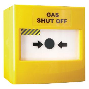 GAS INTERLOCK EMERGENCY GAS SHUT OFF PUSH BUTTON BOX 