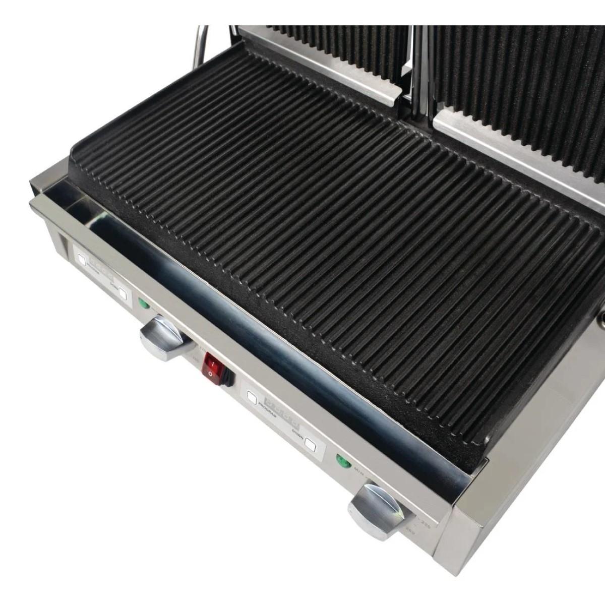 Buffalo FC383 Double Ribbed Contact Grill