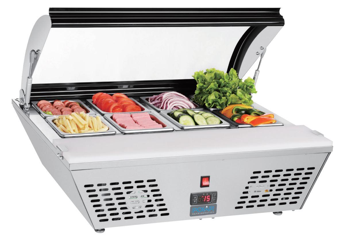 Polar Gl178 Commercial Refrigerated Countertop Servery With