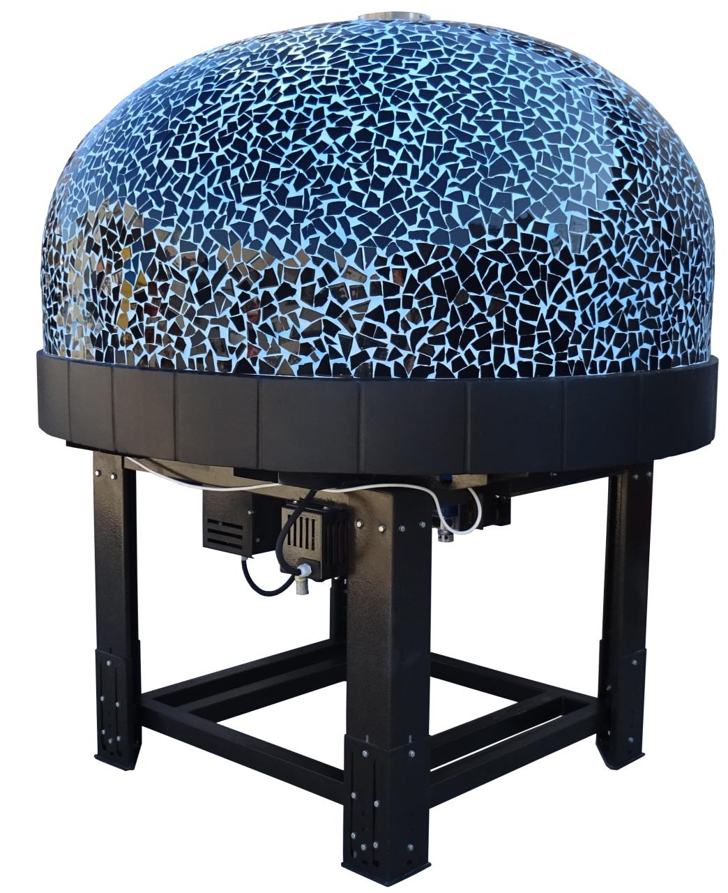 AS Term GR130K-BO Gas Fired Rotating Base Pizza Oven - 11 x 12