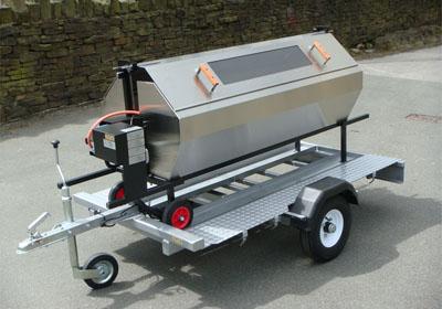 Pig best sale roaster trailer