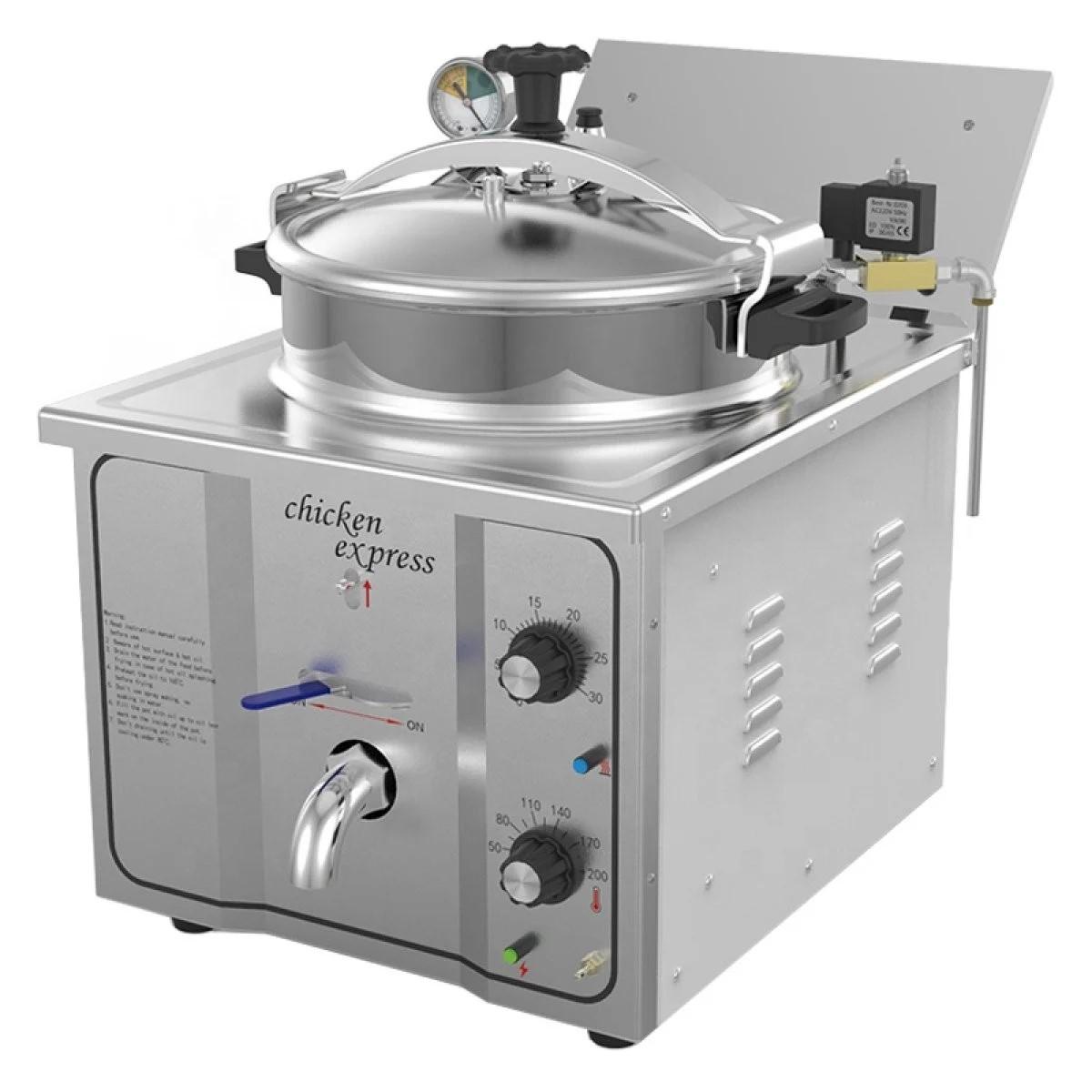 Chefsrange MDXZ 16 Countertop Pressure Fryer