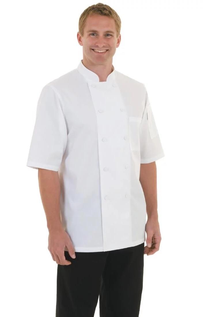 Chef Works A914 Unisex Montreal Cool Vent Chefs Jacket White.