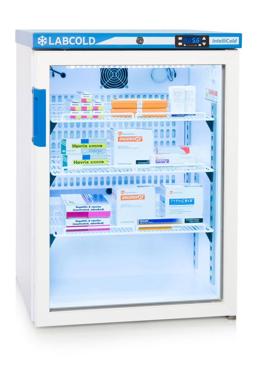 Labcold RLDG0510A Glass Door Pharmacy & Vaccine Refrigerator 150ltr