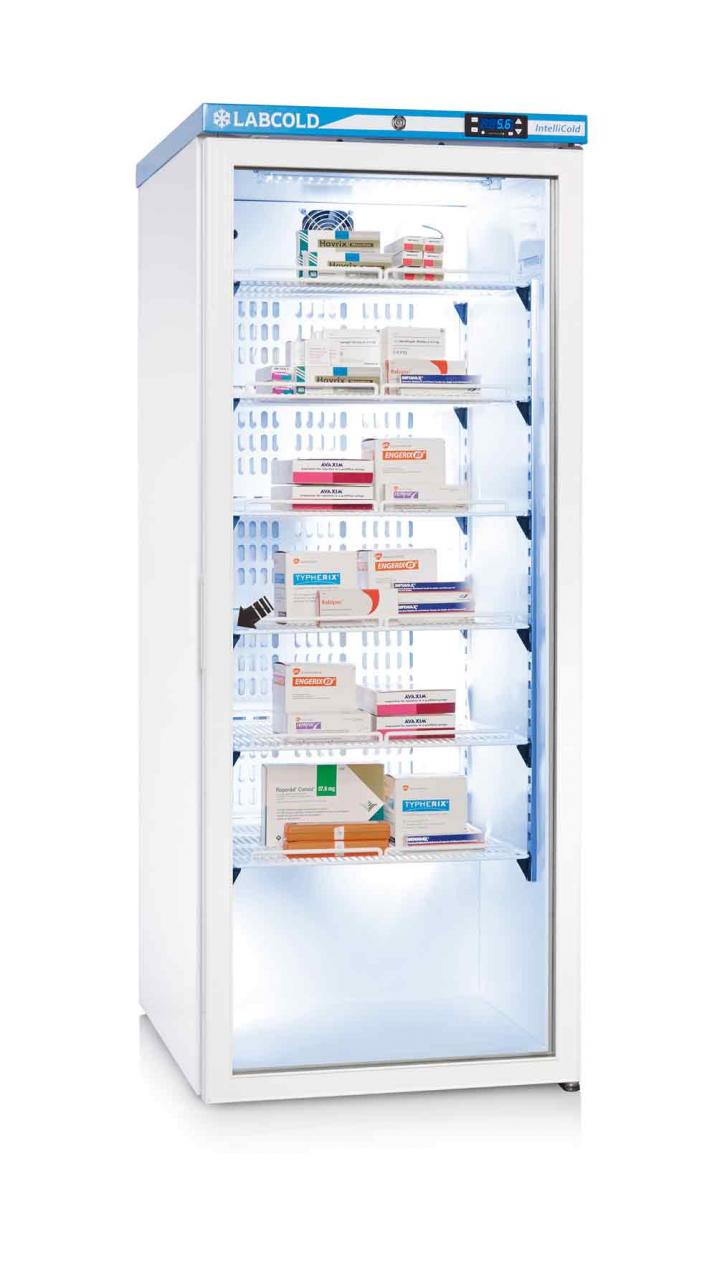 Labcold RLDG1010A Glass Door PHarmacy & Vaccine Refrigerator 340ltr