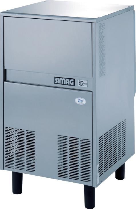 Simag Smi80 Commercial Crushed Ice Machine 85kg Hr 25kg Bin