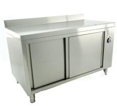Cater-Cook CK8127 MAXI Plain Top Large Capacity Hot Cupboard W1200 x D700 x H850/+100mm.