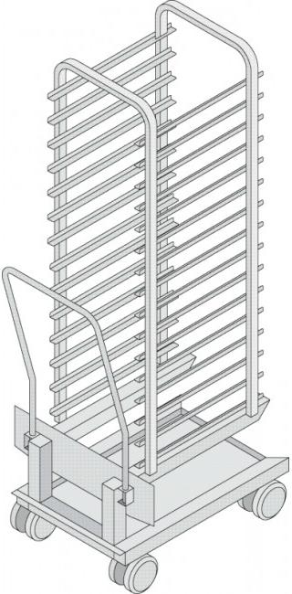 Rational 60.22.086 Mobile Oven Racks For Model 202 Combi Ovens