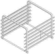 Rational 60.62.003 Mobile Oven Racks For Model 62 Combi Ovens