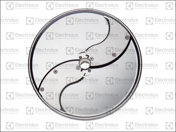 Electrolux 650166 2mm x 2mm Stainless Steel shredding disc with S-blades - 650166