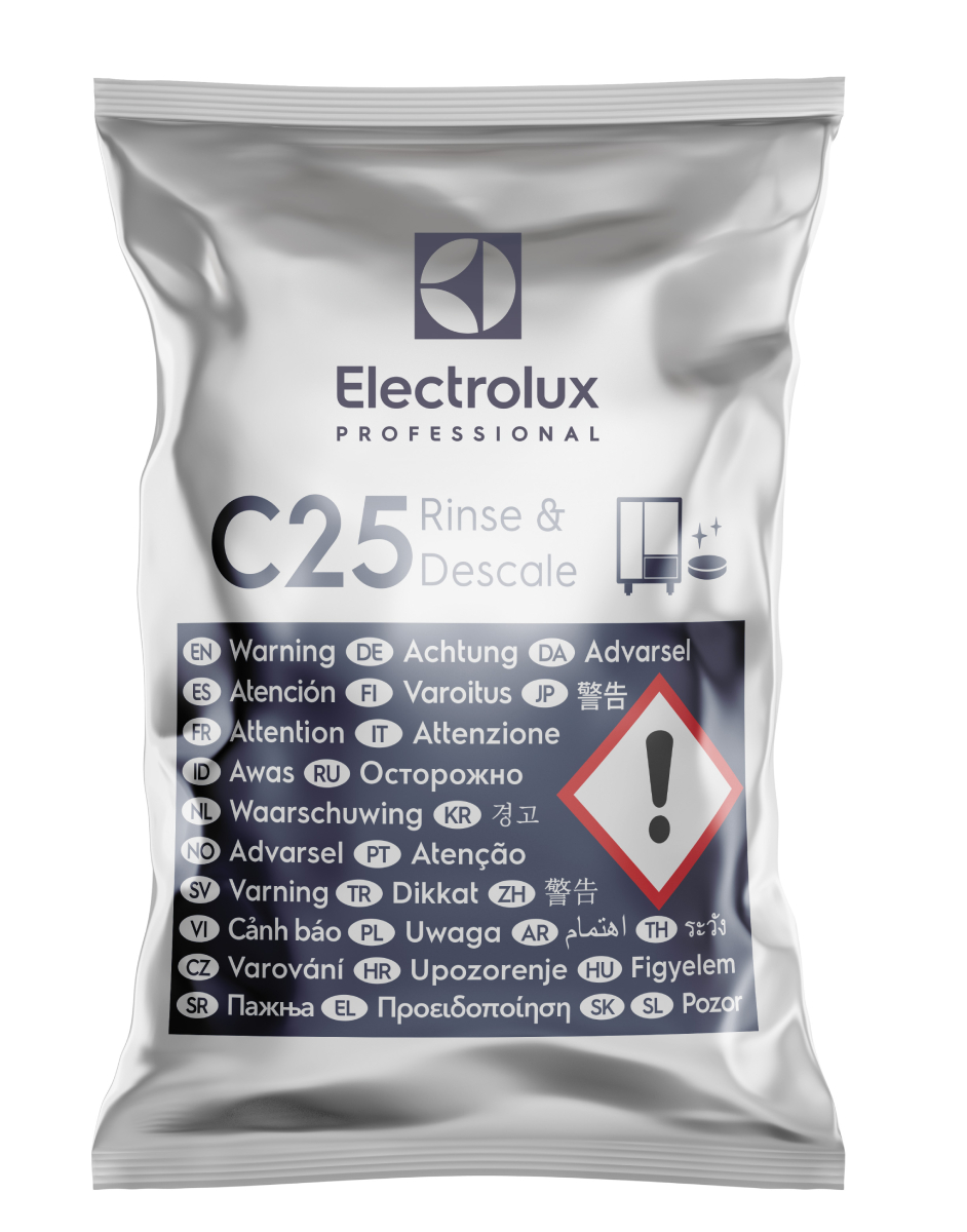 Electrolux Professional C25 Rinse & Descale for Skyline Combination Ovens (50 Sachets) - CK0025