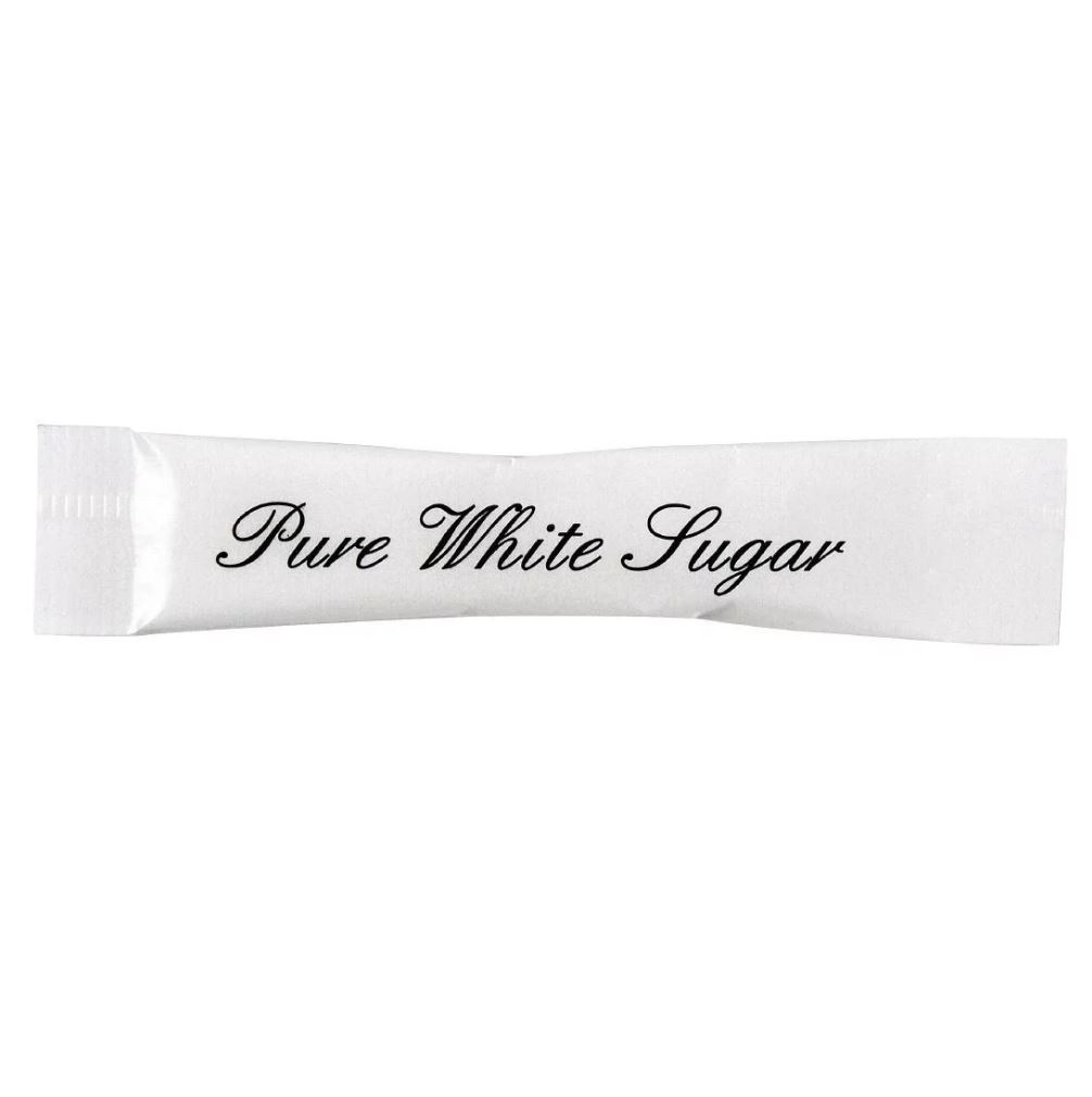 CC485 White Sugar Sticks - Pack of 1000