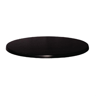 CC512 Werzalit Round Table Top Black 600mm