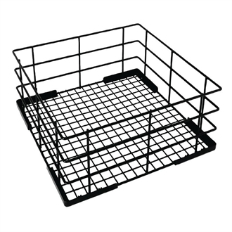 CD243 Vogue Wire High Sided Glass Basket 400mm