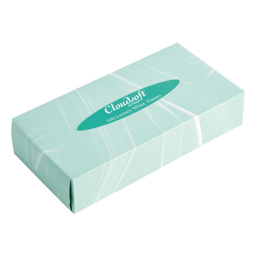 CF120 Rectangular Tissue Box - Pack of 36