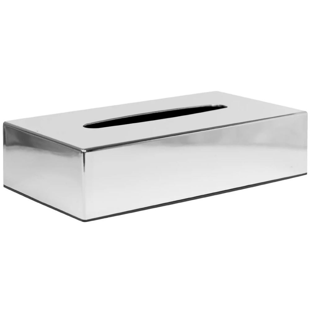 CF121 Chrome Rectangular Tissue Holder