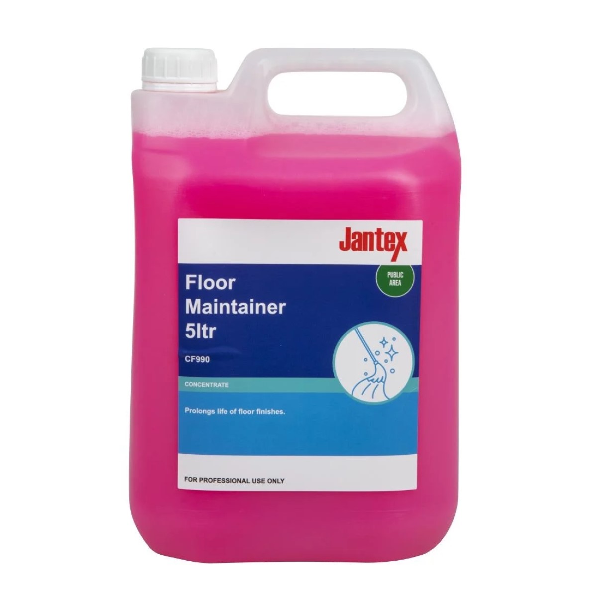Jantex CF990 Floor Cleaner and Maintainer Concentrate 5Ltr 