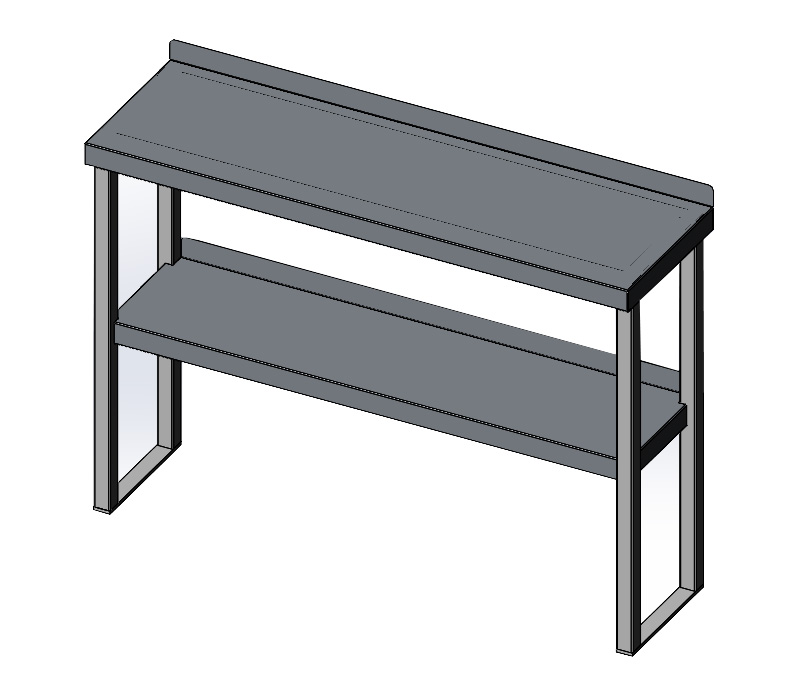 Cater-Fabs Double Tier Ambient Gantry W1500 x D300mm