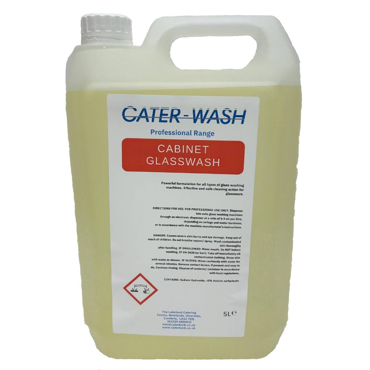 Cater-Wash Glasswash Detergent 4 x 5L - CK4201