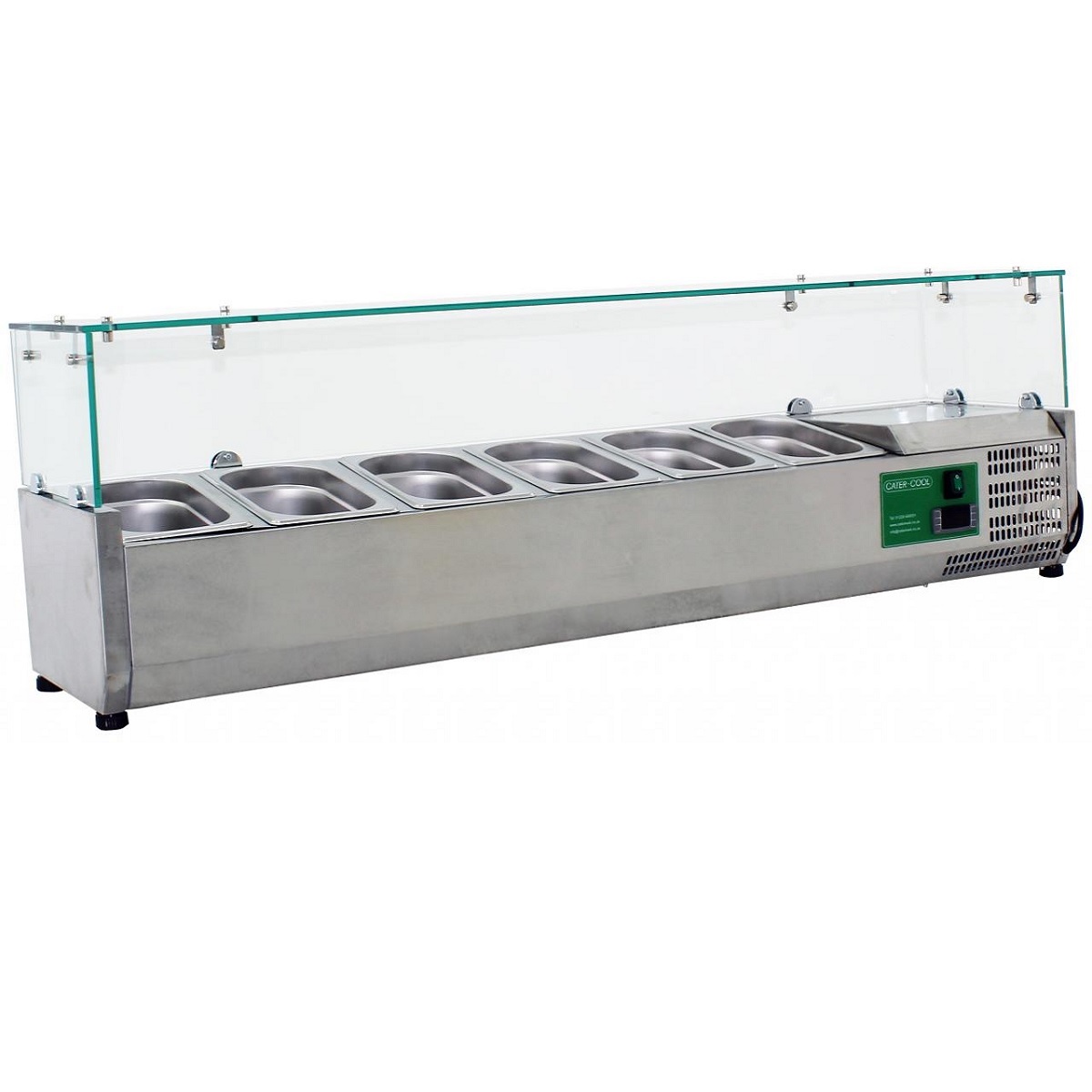 Cater-Cool CK1400TU Commercial Refrigerated Topping Unit - 6 x 1/4GN
