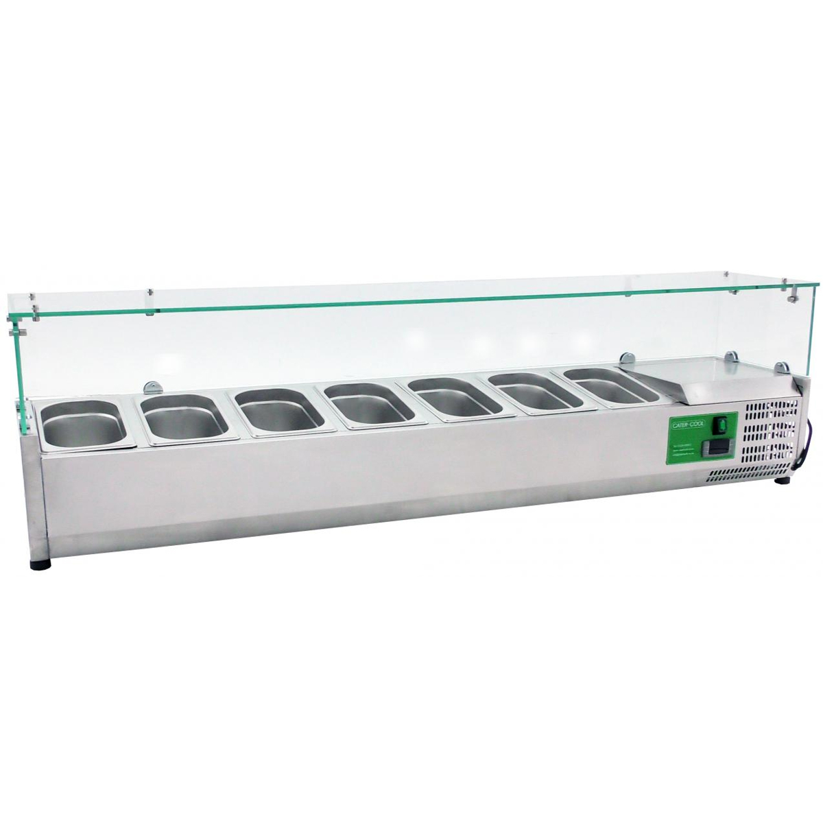 Cater-Cool CK1600TU Commercial Refrigerated Topping Unit - 7 x 1/4GN