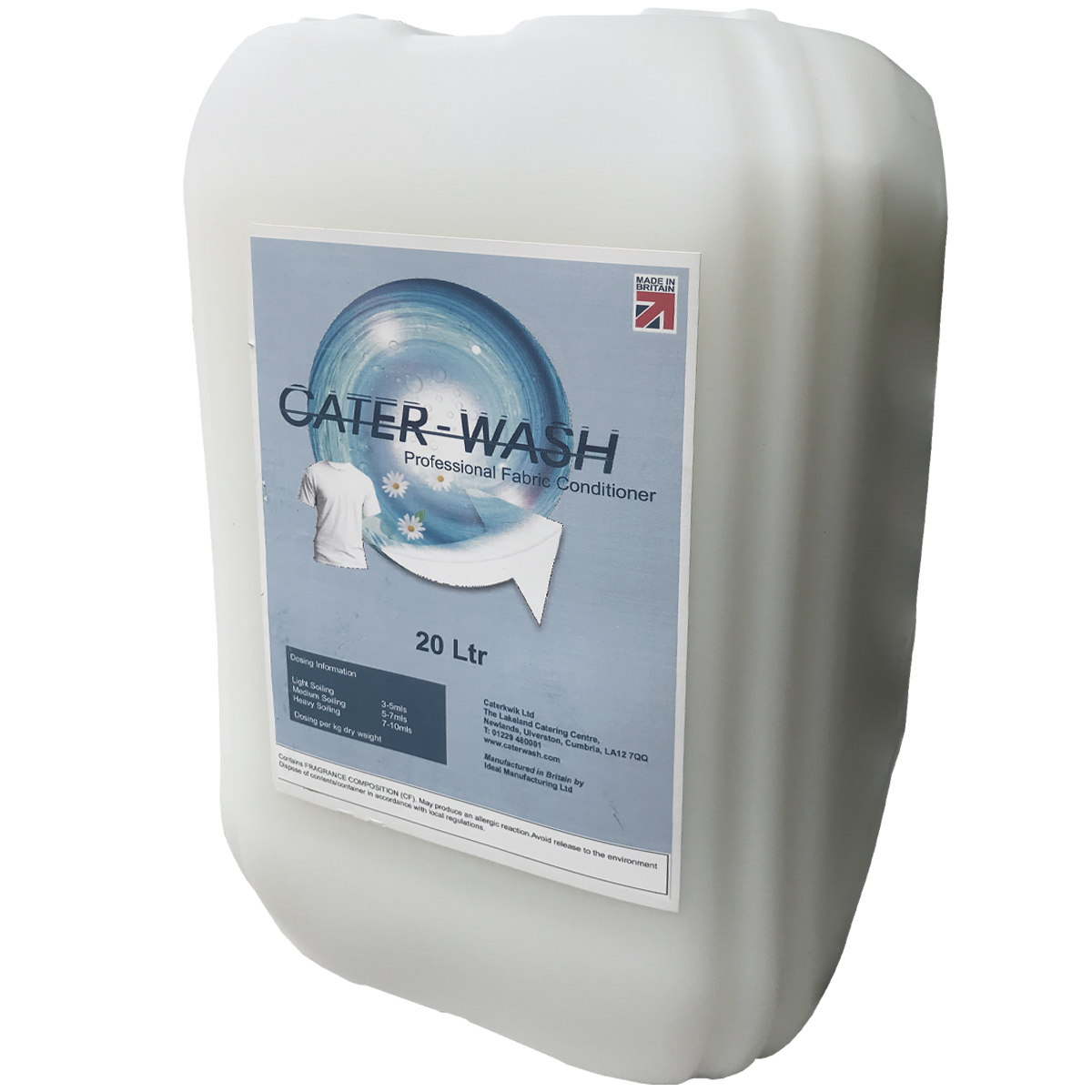 Cater-Wash 20L Cotton Soft Commercial Fabric Softener - CK6402