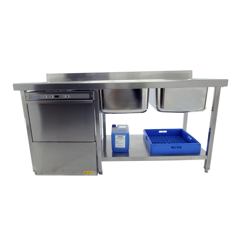 Cater-Fabs Double Bowl Sink With Left Side Void - CKF8201
