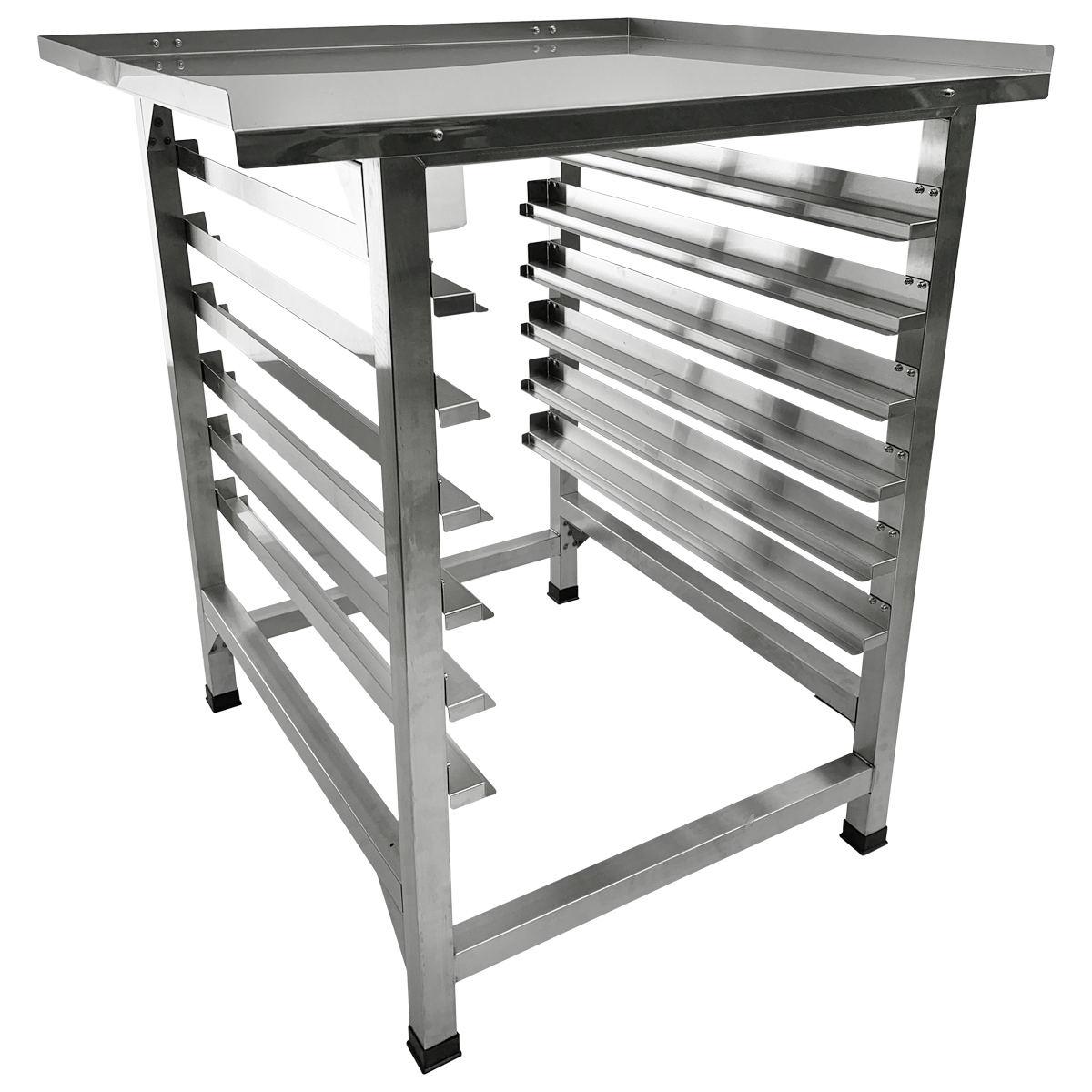 Cater-Fabs CKF9650 Stainless Steel Equipment Stand With Tray Slides for 1/1 GN & 400 x 600mm Bakery Trays